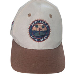 PGA West “Alcatraz” Embroidered Golf Hat – 4∙EAD Vintage – OSFM – Excellent Cond